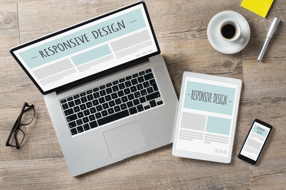 Responsive web design on multiple devices